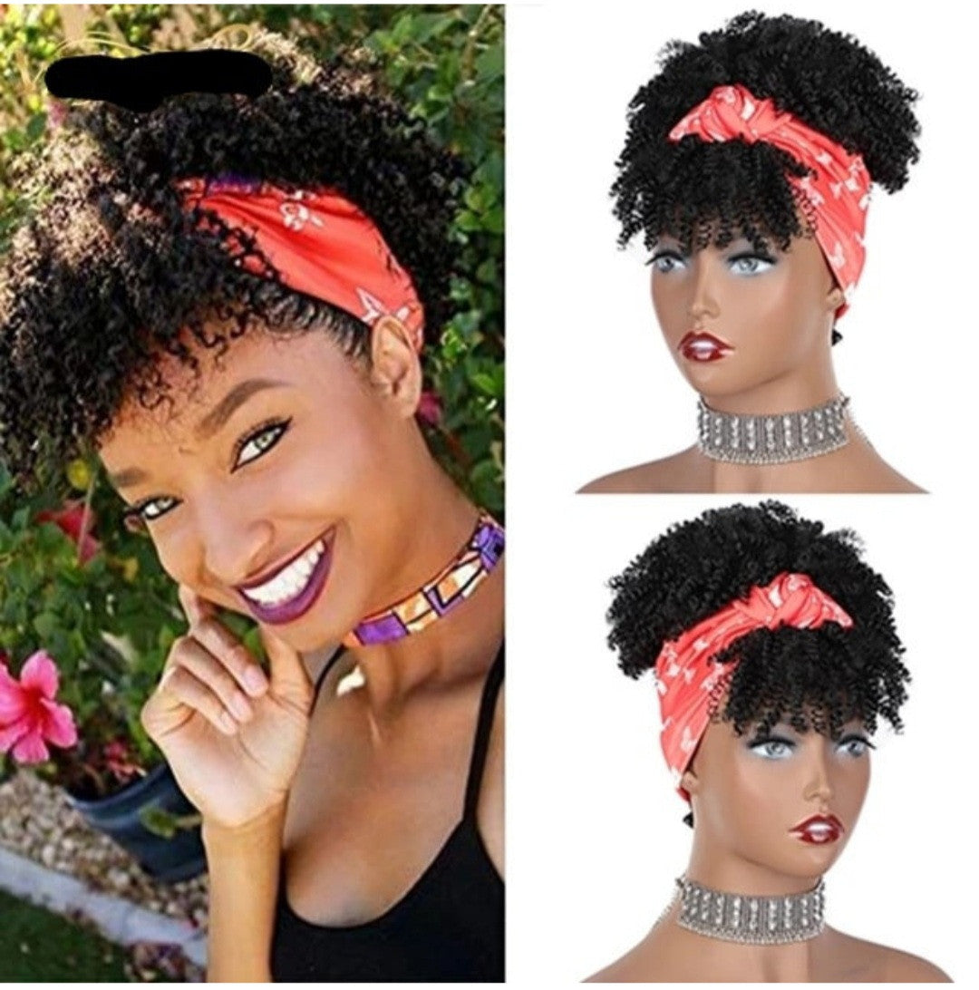 African american outlet wigs with headbands